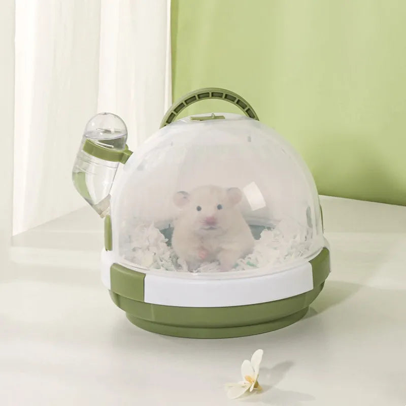 Small Animal Carrier Rodent Hamster Portable Cage