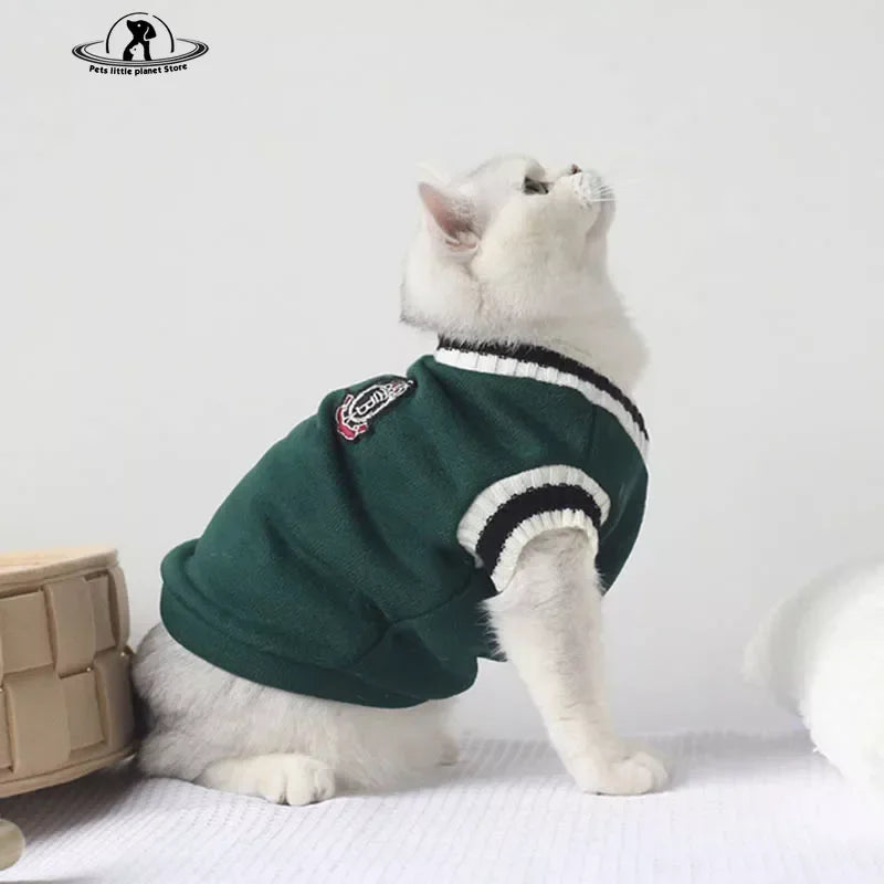 Cat and Dog Sweater Pullover Winter Pet Clothes