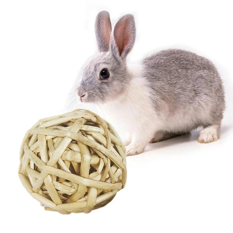 10 Styles 7CM Chewing Braided Ball For Rabbit