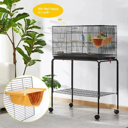 Nest Bed Parrot House Removable Washable Bird Cage