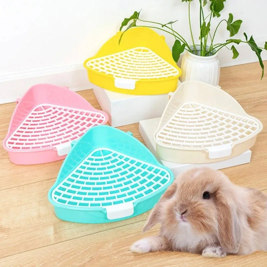 Rabbit Litter Tray Toilet Animal Potty Trainer