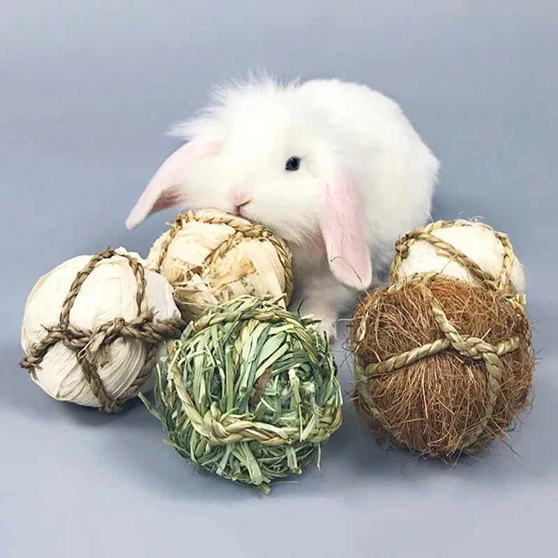 10 Styles 7CM Chewing Braided Ball For Rabbit