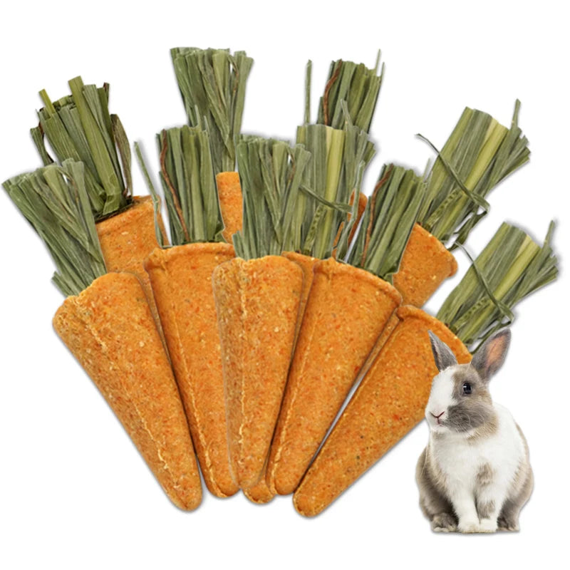 3pcs/bag Small Animal Hamster Treats Rabbit Chew Carrots Snack