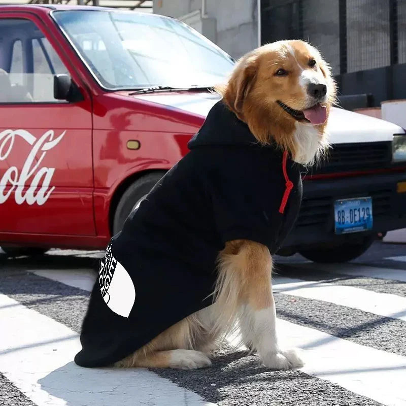 Pet Casual Hoodies, Dog Clothes, Large Dogs Coat.