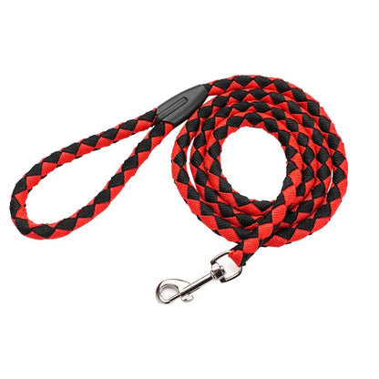 Sturdy Pet Dog Leash with Heavy-Duty Metal Clasp for Outdoor Activities