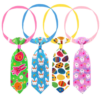 10pcs Easter Day Colorful Bows For Dog Pet