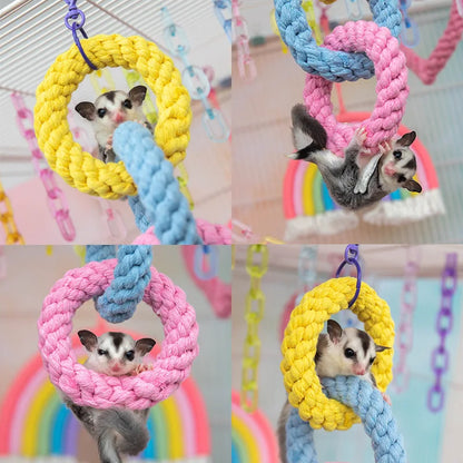 Hamster Climbing Rope Toys