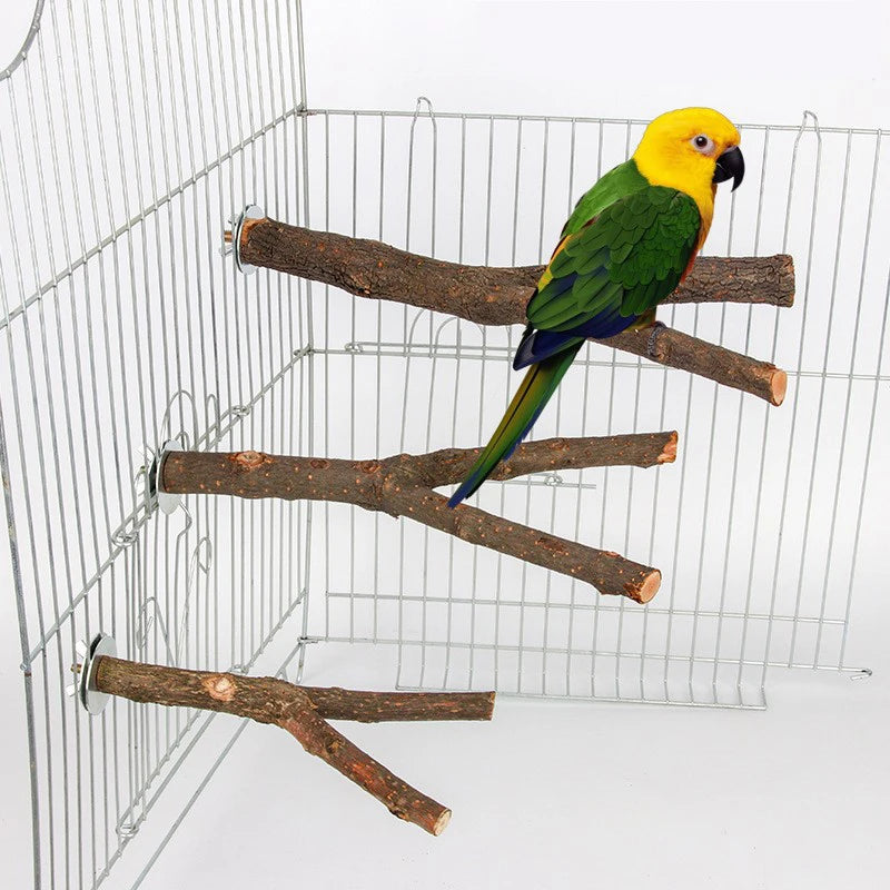 1pcs 15/20/30cm Birds Accessories Bird Cage Sticks Wooden