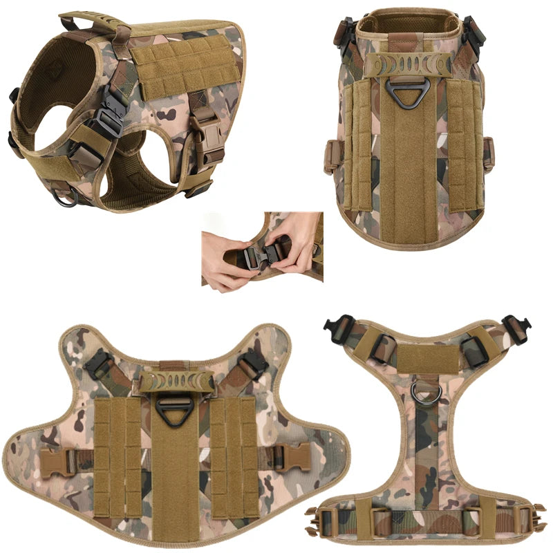 K9 Tactical Military Vest Pet German Shepherd Golden Retriever Tactical  Training Dog Harness