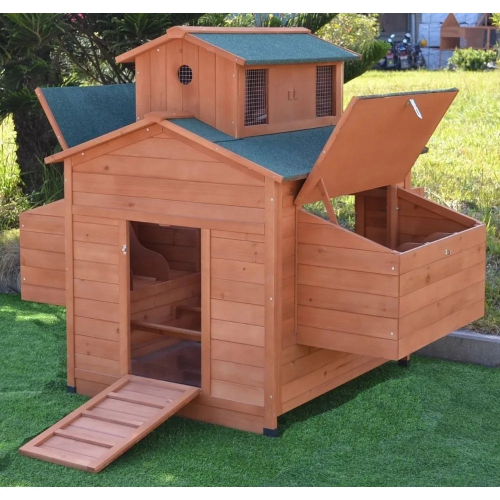 Deluxe Chicken Coop, Backyard Chicken Coop, Poultry Cage