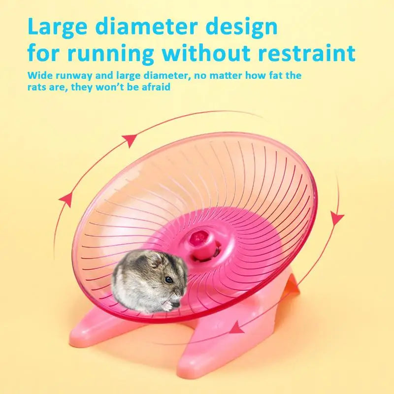 Transparent Anti-Slip Hamster Running Wheels