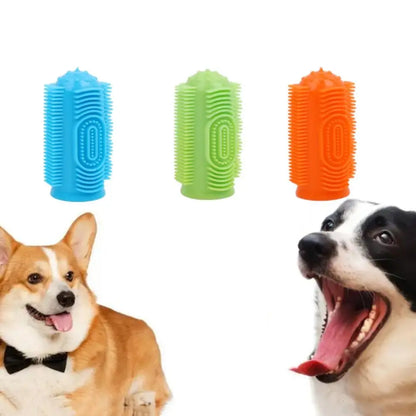 Soft Silicone Pet Dog Finger Toothbrush Pet Teeth Oral Cleaning Brush