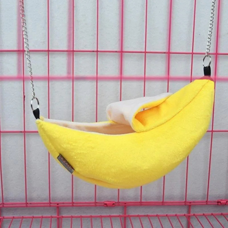 Pet Tunnel Hammock Hanging Bed Mouse Hamster Bird Parrot Squirrel Shed Cave Hut Swing Bed Nest Sleeping Bed Rat Ferret Toy