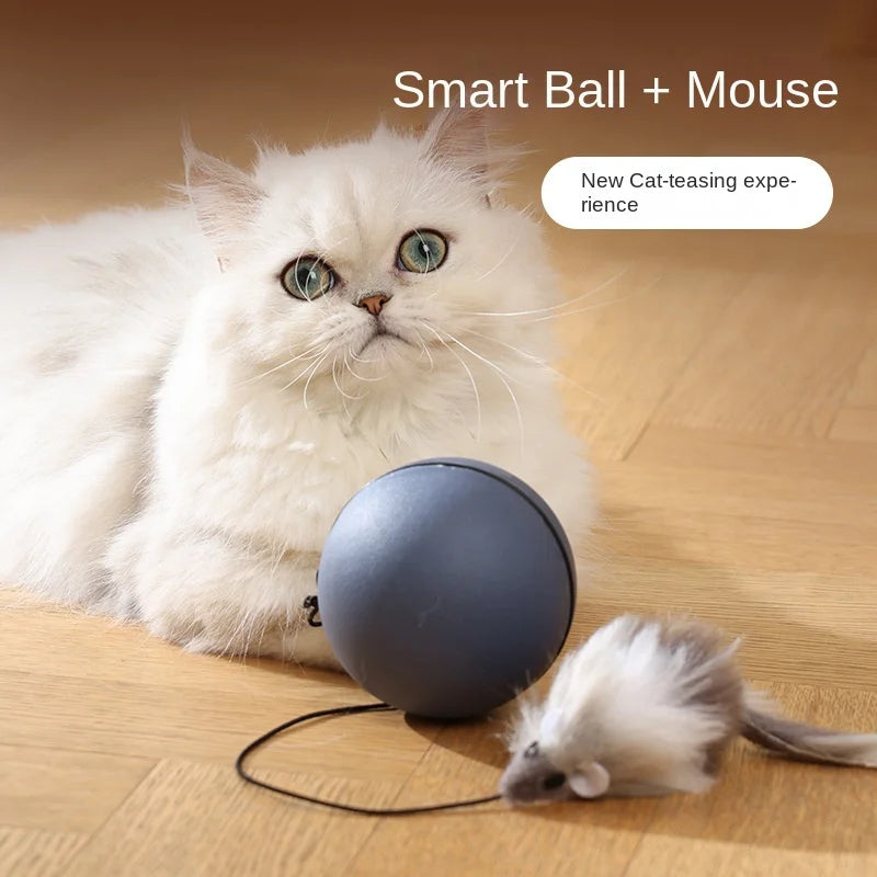 Cat Toys Indoor Automatic Rolling Magic Ball Electronic Interactive Game Accessories