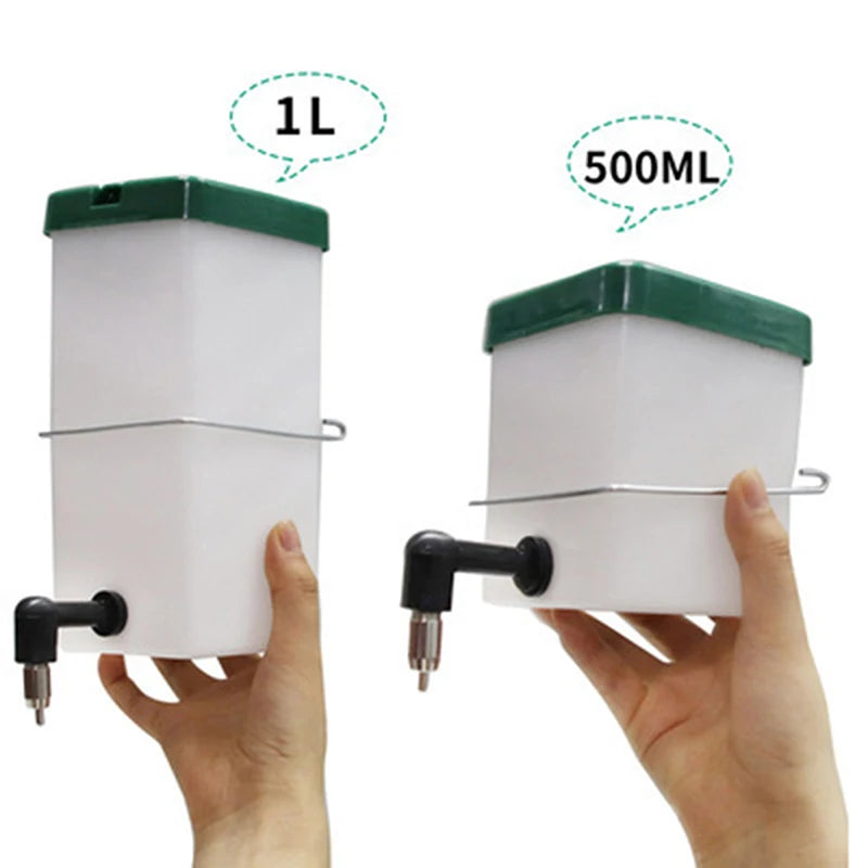 1L/500ML Rabbit Water Dispenser Drinker Feeder Drinking Fountain Automatic Drinking Equipment Pet