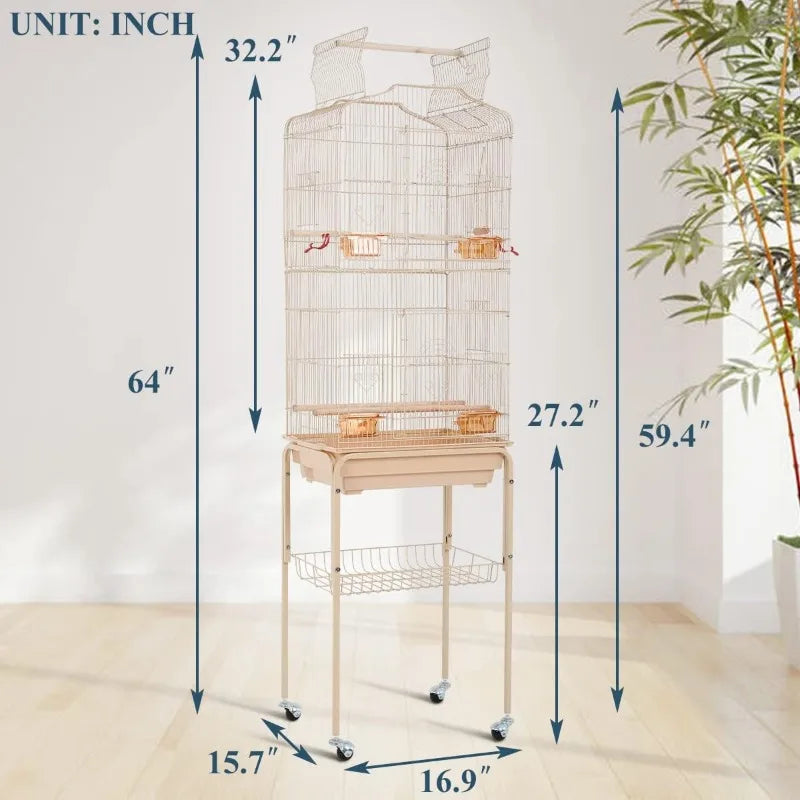 Bird Cages for Parakeets Cockatiels Lovebirds Macaw Conure