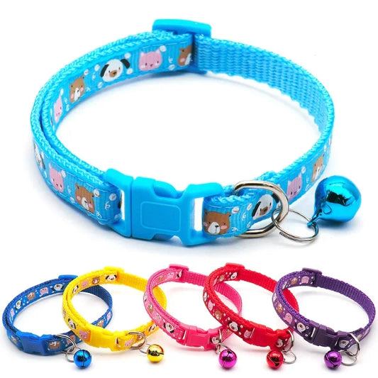 New Fashion Pet Dog Collar Colorful Pattern Dog