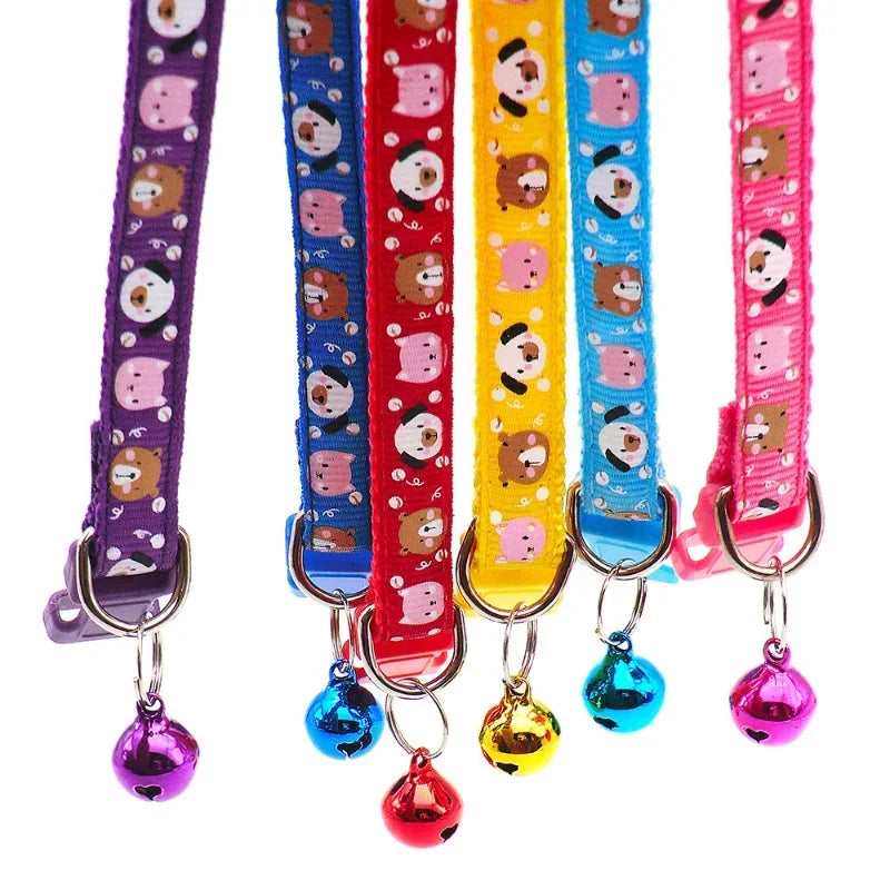 New Fashion Pet Dog Collar Colorful Pattern Dog