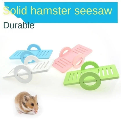 Hamster Toys Cute Hamster Exercise Toy Wooden Rainbow Bridge