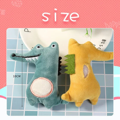 Cartoon Cute Bite Resistant Plush Toy Pet Chew Toy