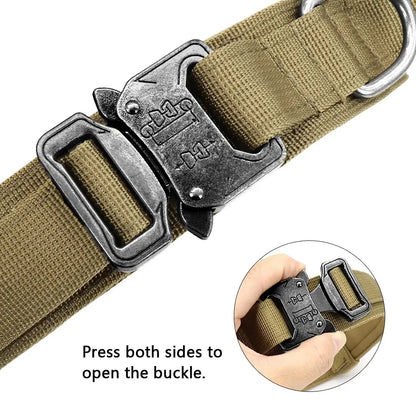 Tactical Dog Collar Military Adjustable