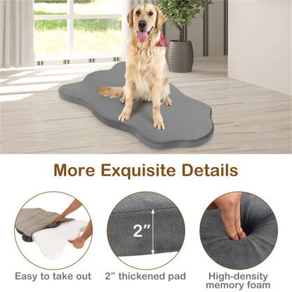 Calming Orthopedic Large Dogs Bed Memory Foam Plush Removable Cover