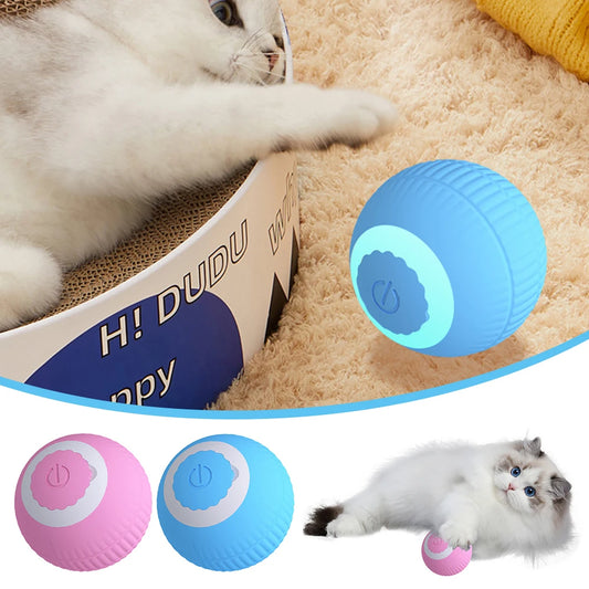 USB Rechargeable Automatic Rolling Cat Ball Toy