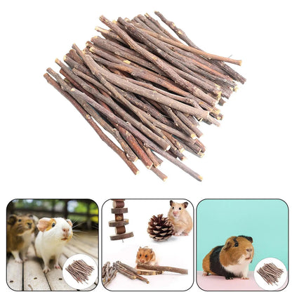 Rabbit Chew Toys Natural Wood Teeth Grinding Toys Pet Snacks Molar Toys