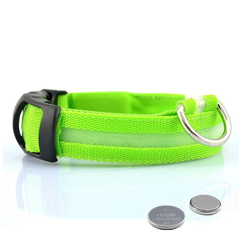 Led Dog Collar Light Anti-lost Collar For Dogs Puppies Night Luminous