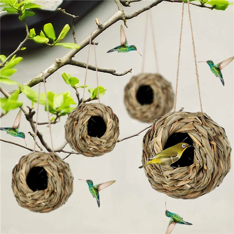 2024 New Birds Nest Bird Cage Grass Egg Cage