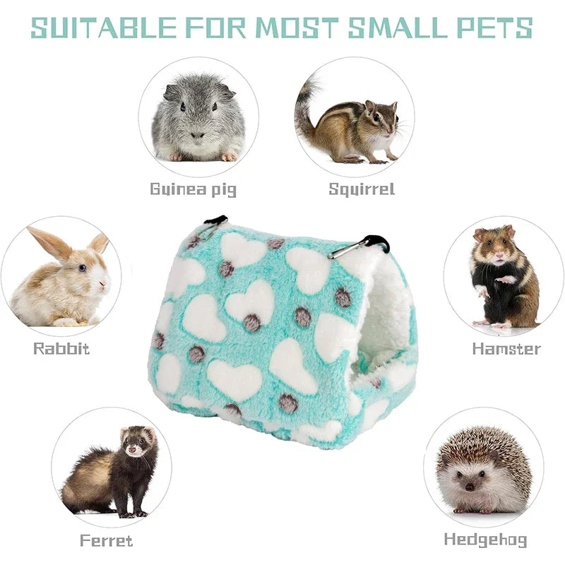 Cute Hamster House Winter Thickening Warm Soft Beds