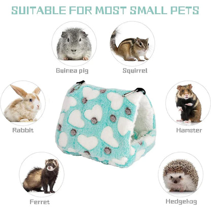 Cute Hamster House Winter Thickening Warm Soft Beds