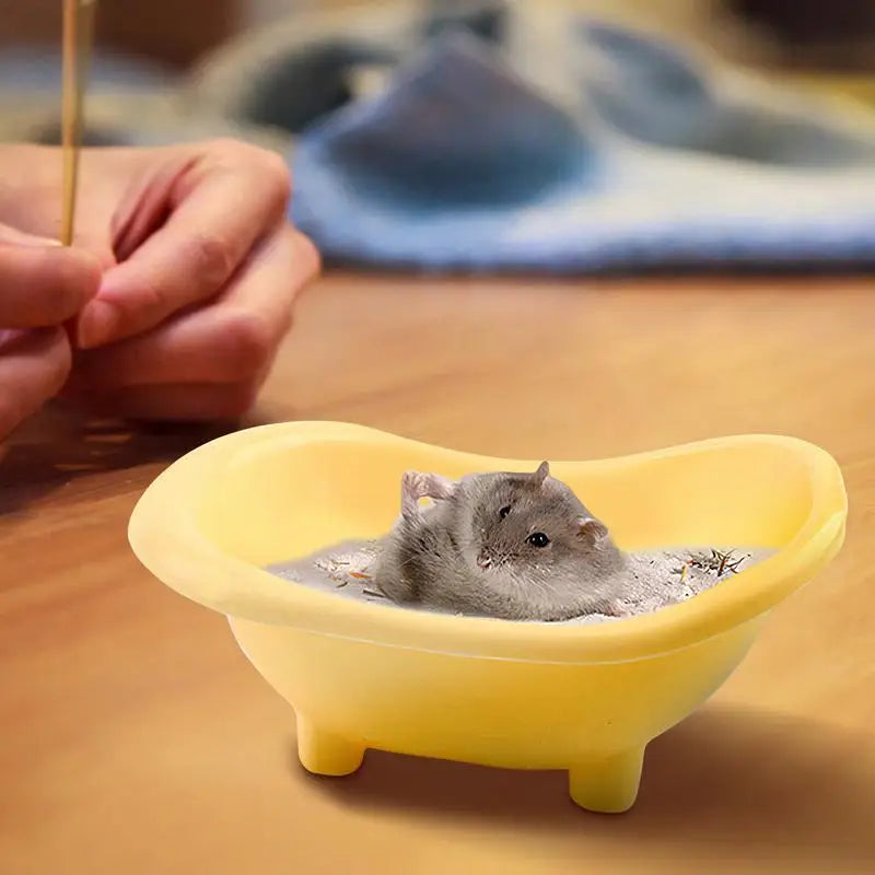 Hamster Bathing Bathtub Little Pet Bathroom Habitat House