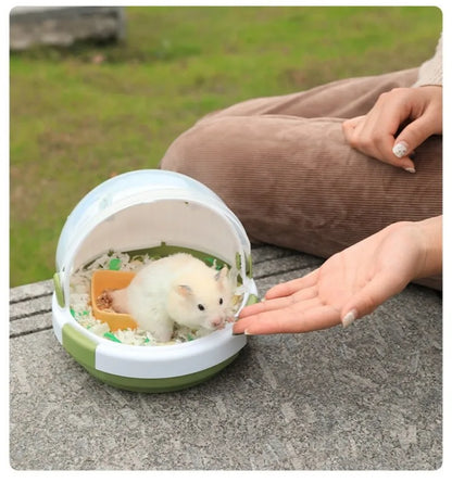 Small Animal Carrier Rodent Hamster Portable Cage