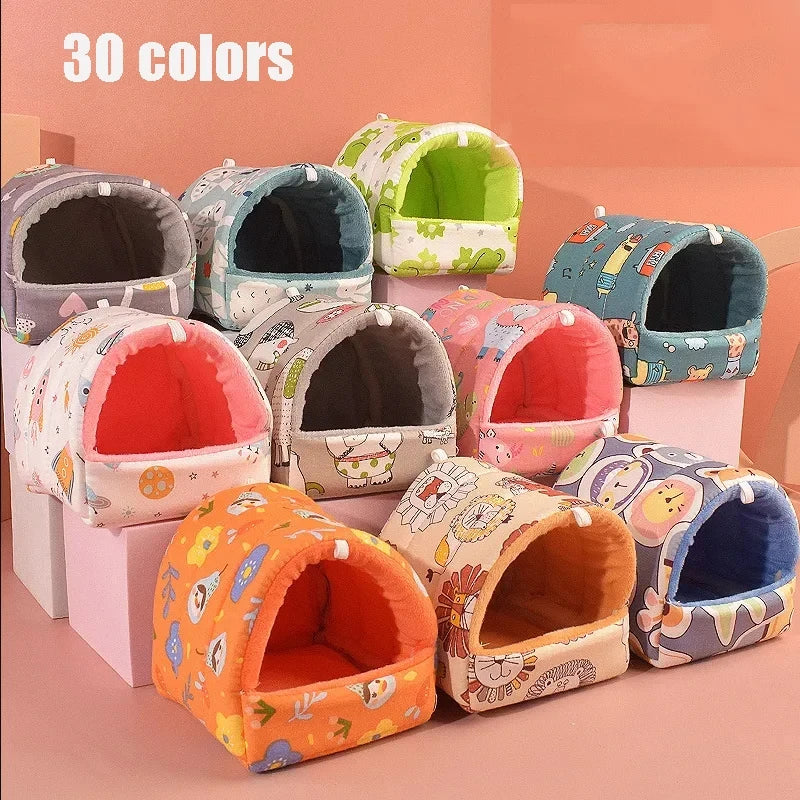 1PC Comfortable Hamster House Small Animal Sleeping Bed