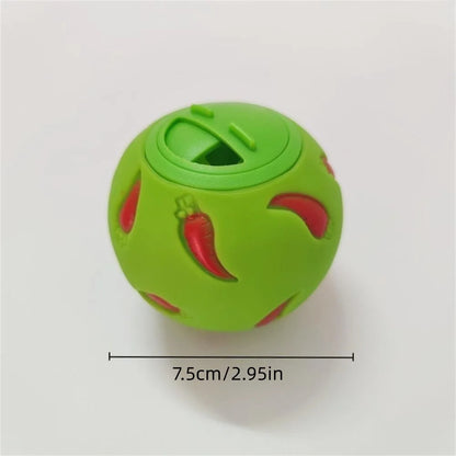 1pcs Rabbit Treat Ball Pet Slow Feeder Interactive Bunny Snack Toy