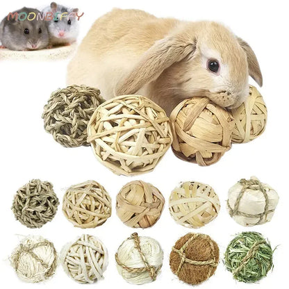 10 Styles 7CM Chewing Braided Ball For Rabbit