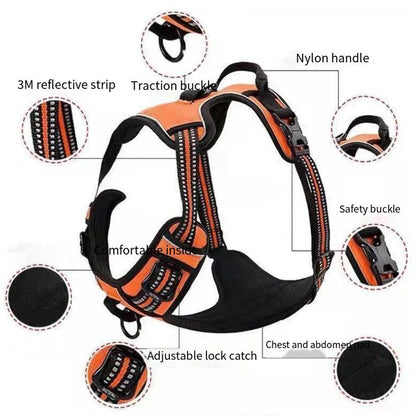 Dog Harness Breathable Reflective Dog