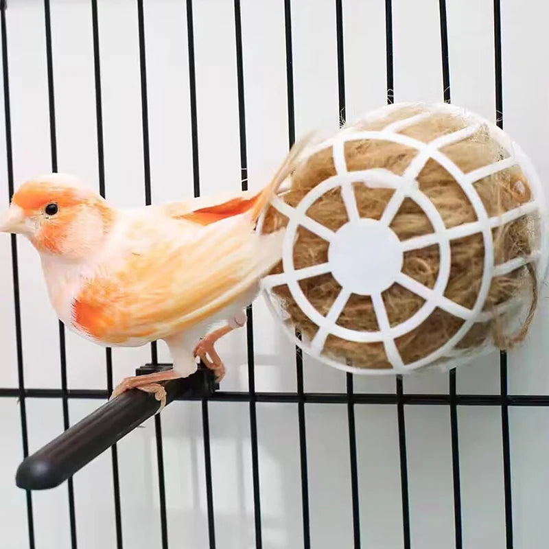 Cute Bird Parrot Feeder Cage Fruit Vegetable Holder Cage