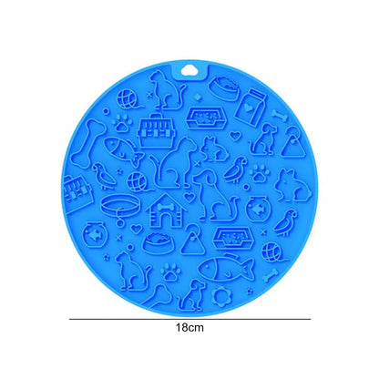 Convenient Silicone Licking Food Mat Dog Feeding Pad