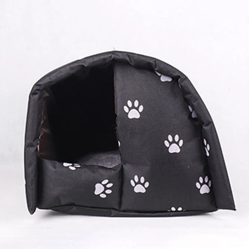 Pet Cat House Bed Outdoor Waterproof Removable Thickened Warm Mats