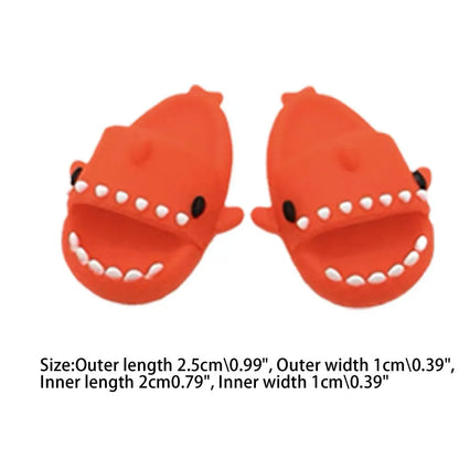 2X Hamster Costume Shoes Cute Shark Slippers