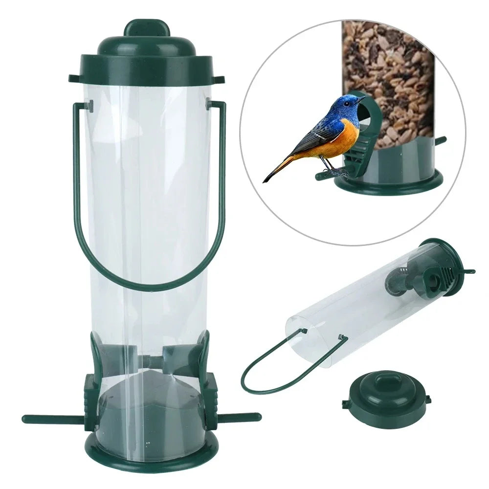 Wild Bird Seed Feeder Hanging Bird Tableware