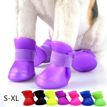 Pet WaterProof Rainshoe Anti-slip Rubber Boot