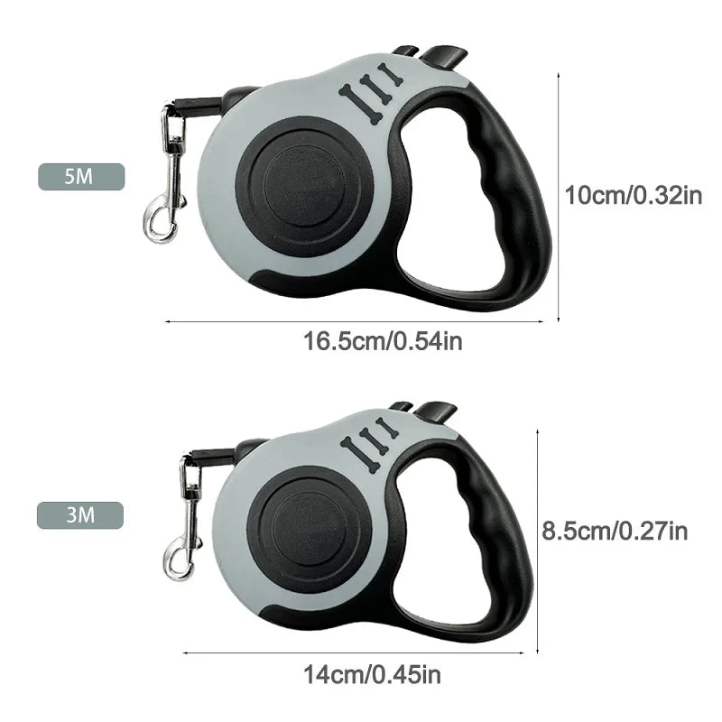 Durable Automatic Retractable Dog Leash - Ideal for Walking and Running