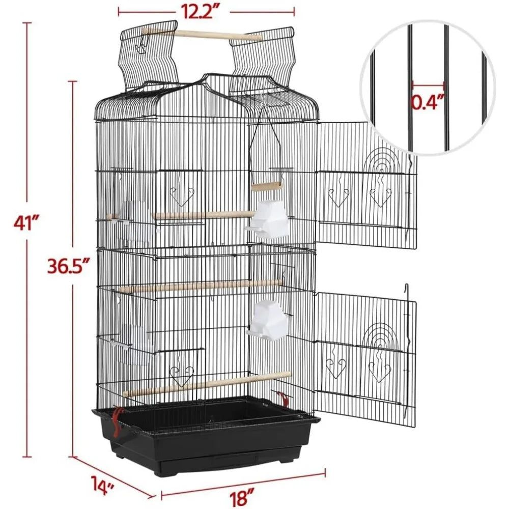 41-inch Open Top Medium Bird Cages