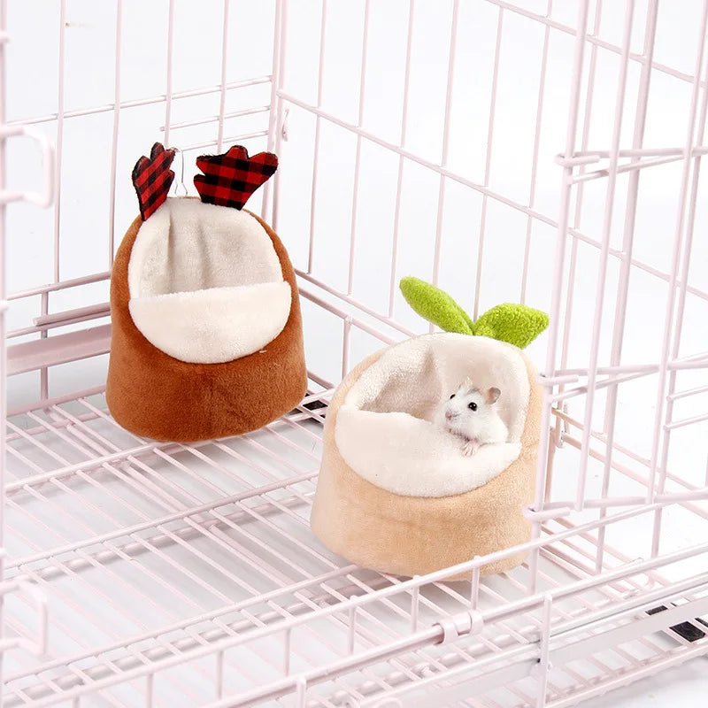 Hamster Cage Accessories Pet Toy Kennel Cold Shelter Pet hamster Nest