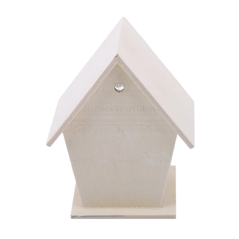 Wooden Mini Bird Cage Outdoor Hanging Birdhouse Box