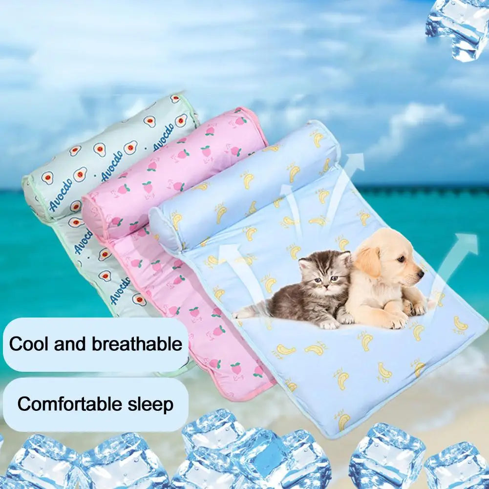 Dog Bed Mat Summer Cooling Pad Mat Pet Dog Sleeping Bed