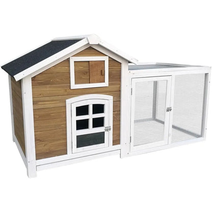 Outdoor Wooden Rabbit Cage